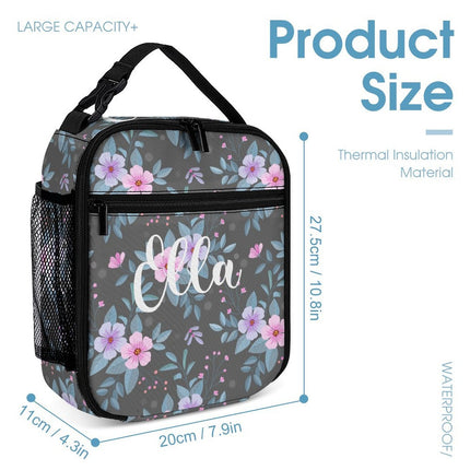 Back to School - Black Floral