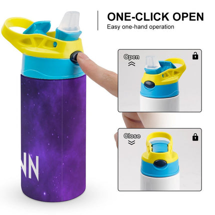 Personalised Kids Water Bottle - Galaxy Timber Tinkers