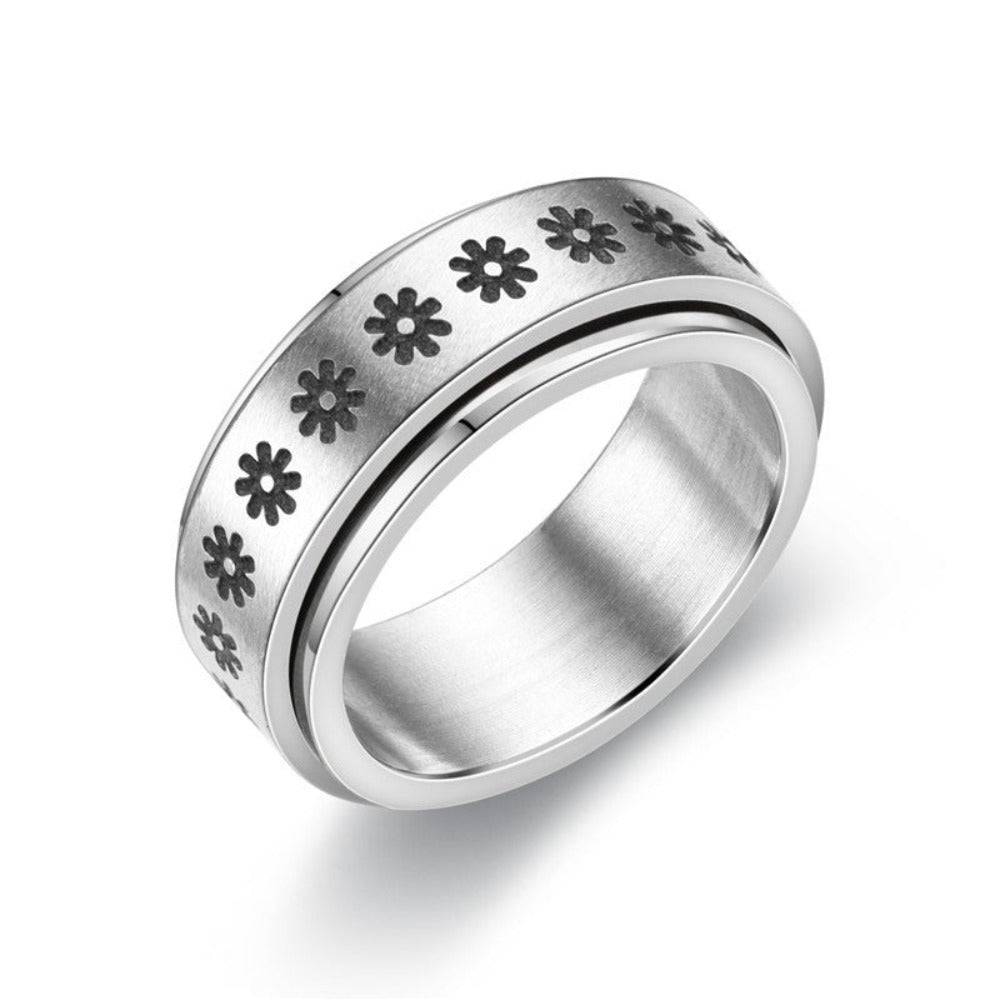 Flower Anxiety Fidget Ring – Sensory Circle