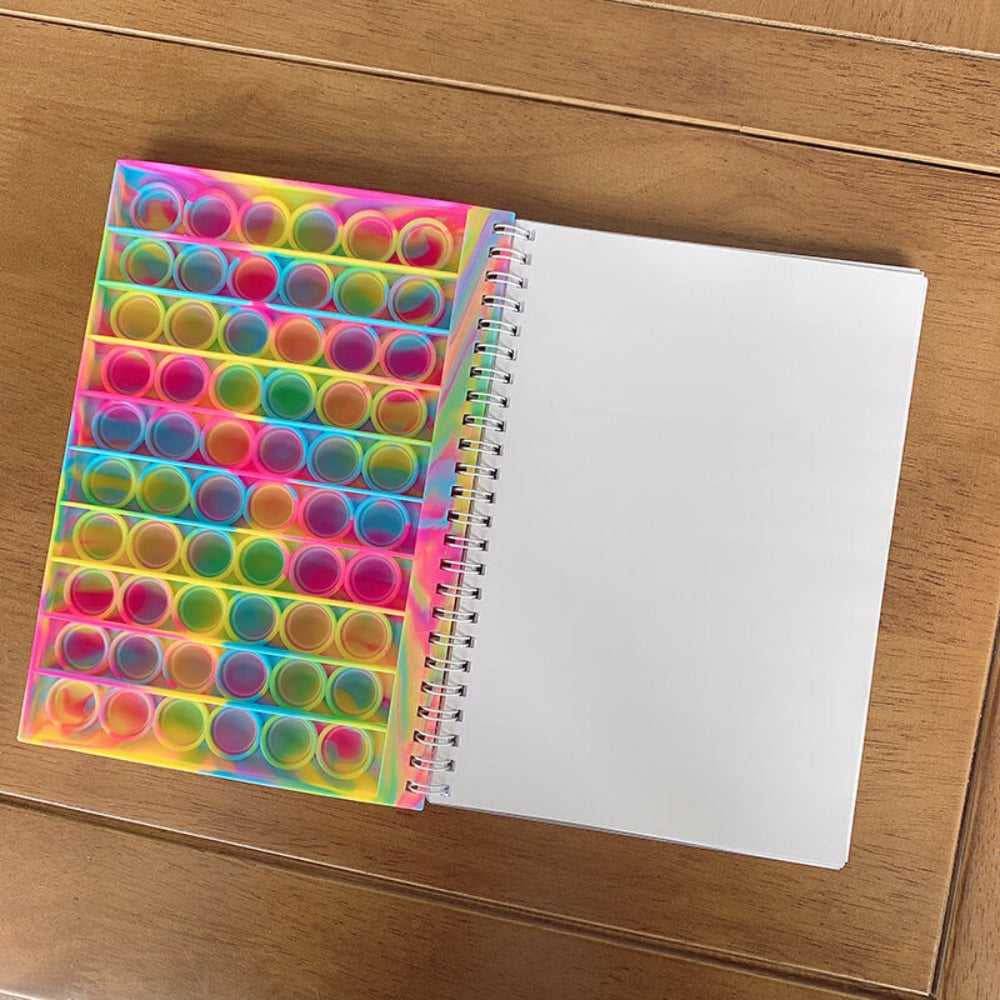 Fidget Toys Popper Notebook A5 100 pages - Sensory Circle