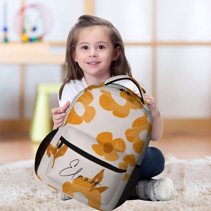 Personalised Backpack - Retro Daisy Timber Tinkers
