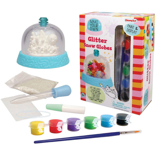 Make Your Own Glitter Snow Globe - Sea