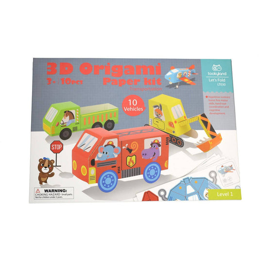 3D Paper Model Vehicles Craft Kit