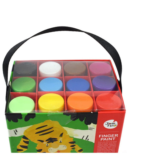 Finger Paint - 12 Colours Craft Kit