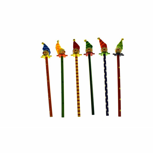 Price for 6 Assorted Clown Pencil