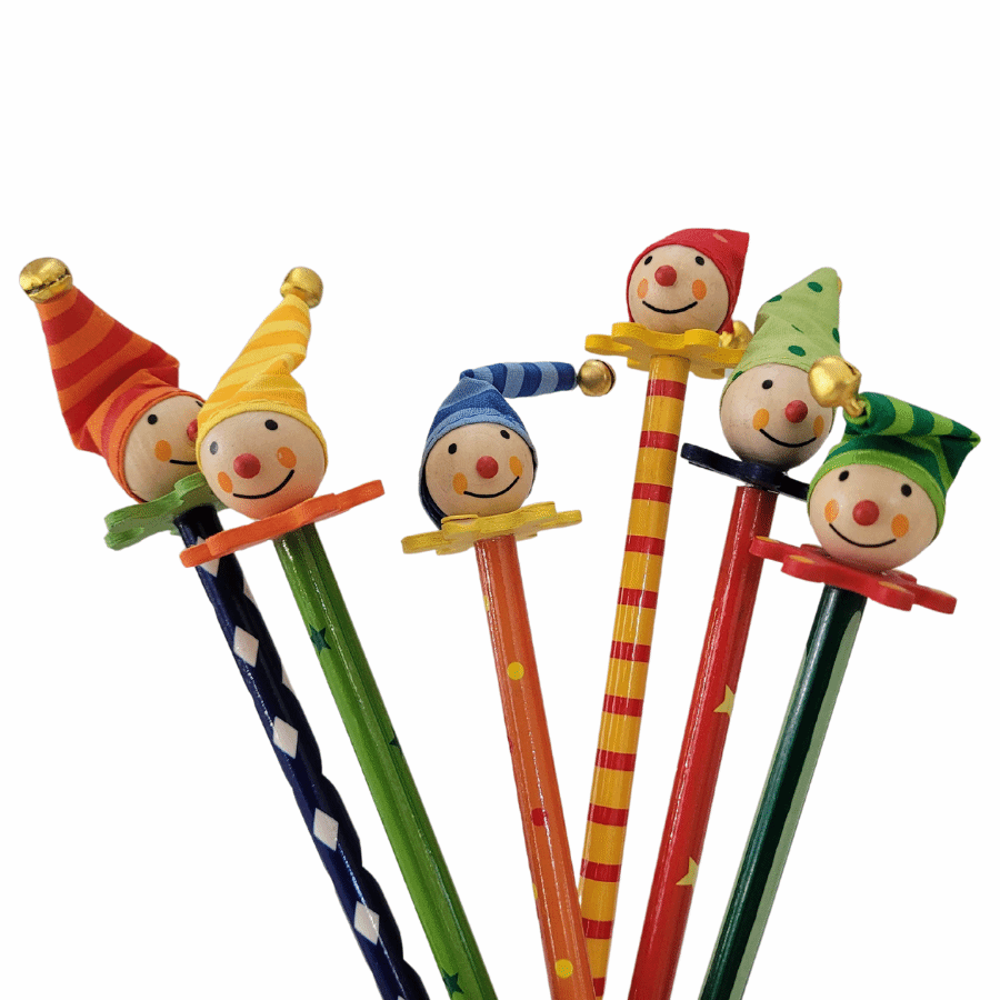 Price for 6 Assorted Clown Pencil - Sensory Circle
