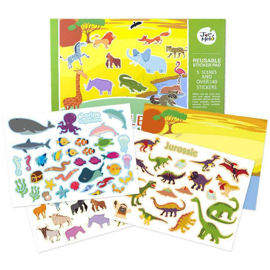 Reusable Sticker Pad Set - Animal World