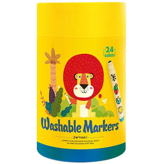 Special Round Tip Washable Marker - 24 Colours