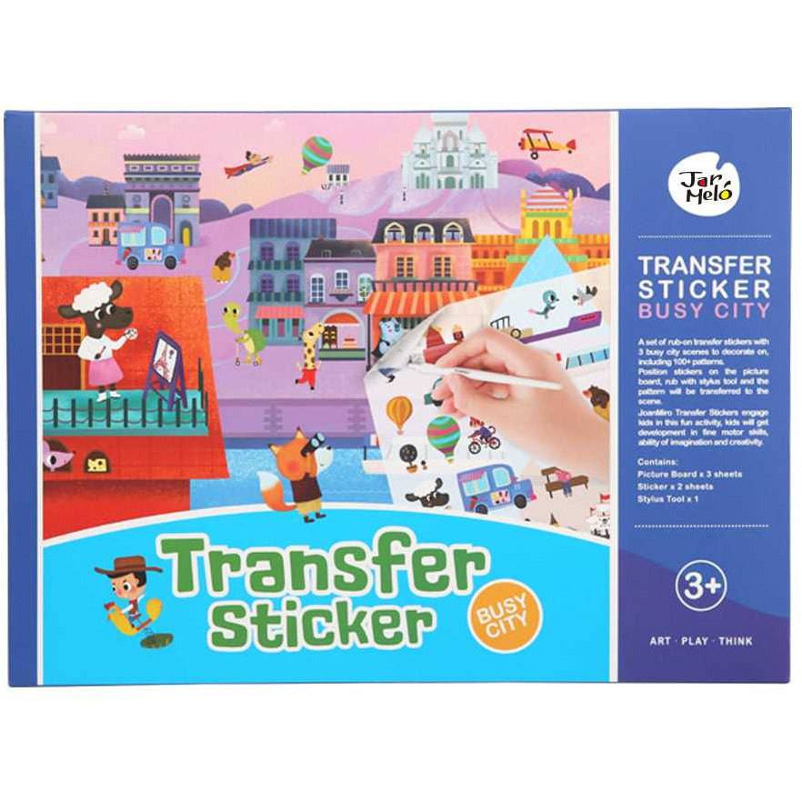 Transfer Sticker Scenes Set - Busy City - Sensory Circle