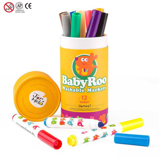 Washable Markers - Baby Roo 12 Colours