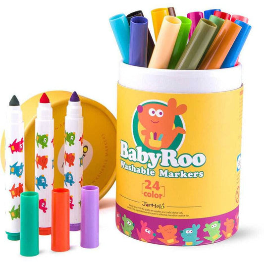 Washable Markers - Baby Roo 24 Colours