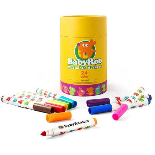 Washable Markers - Baby Roo 24 Colours