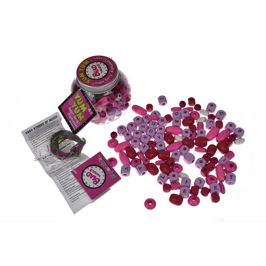 Yum Yum Pink Sugar Berry Alphabet Bead Craft Kit