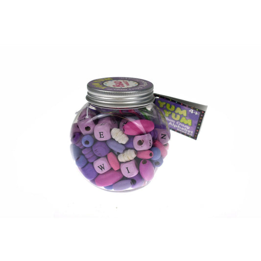 Yum Yum Purple Plum Crazy Alphabet Bead Craft Kit