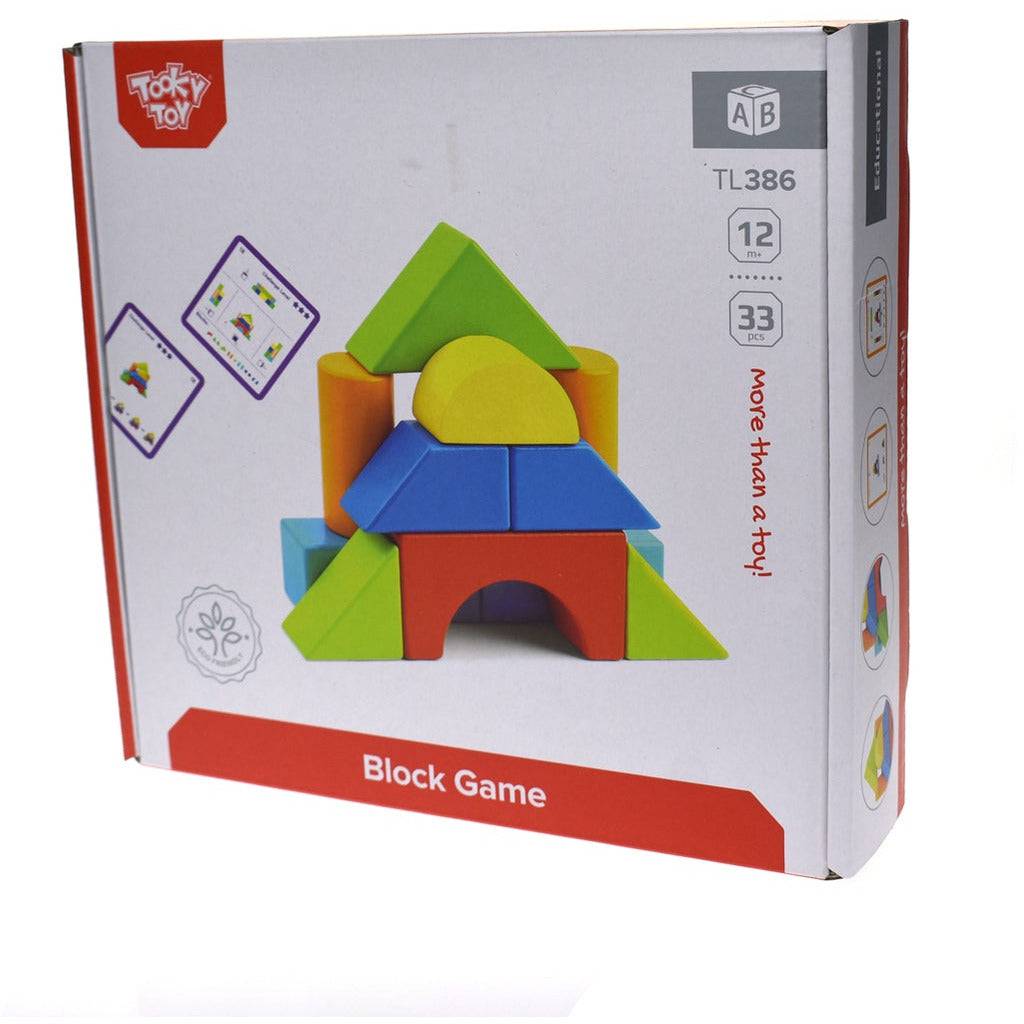 Block Building Logic Game - Sensory Circle