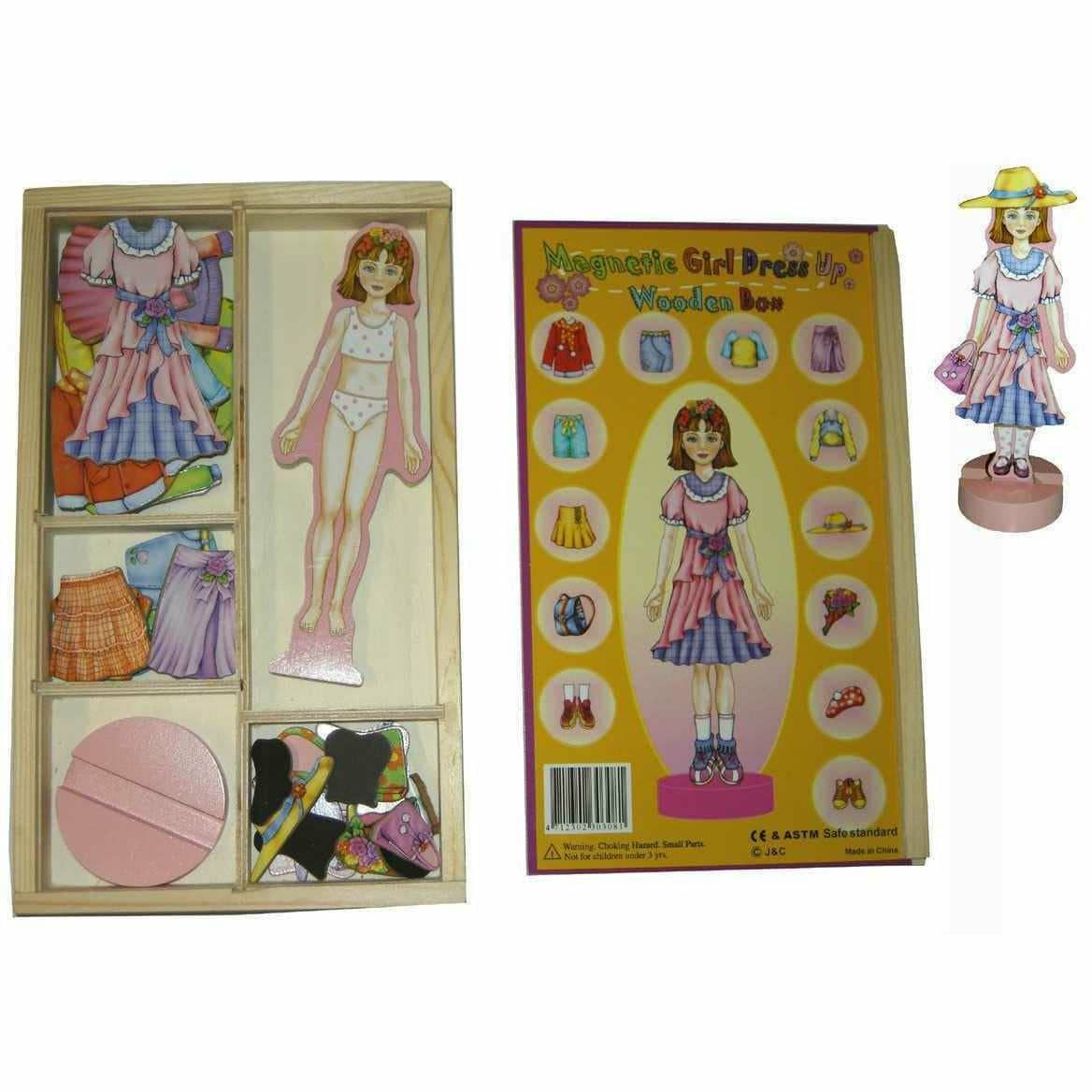 Magnetic Girl Dress Up 36 PCS - Sensory Circle