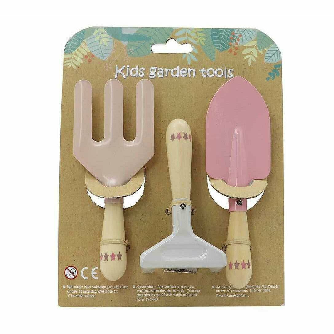 Calm & Breezy Kids Garden Tool 3 PCS Set Pink - Sensory Circle