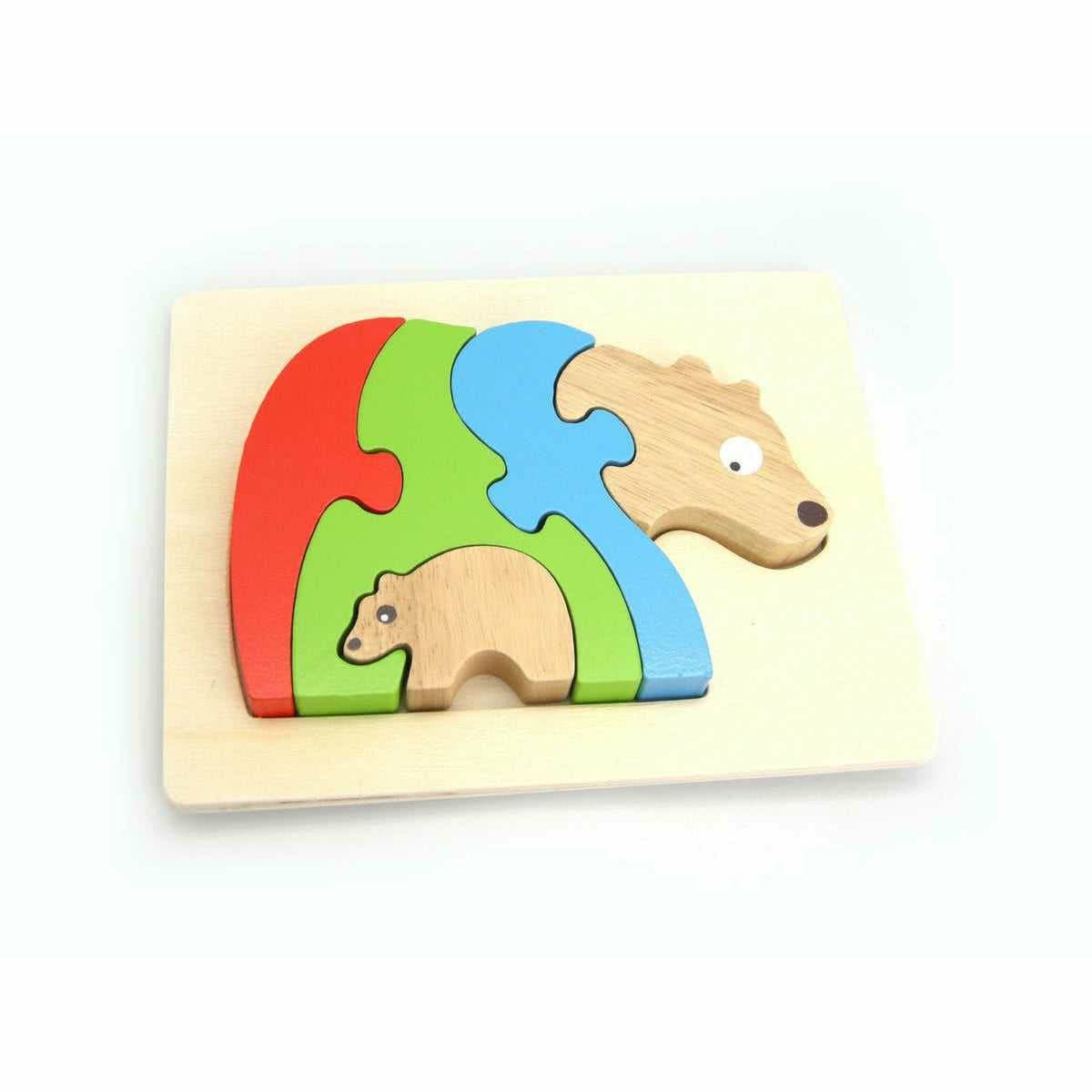 Stacking Jigsaw - Bear & Baby - Sensory Circle
