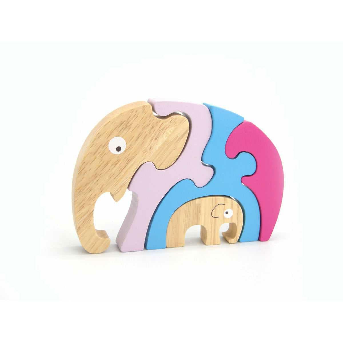 Stacking Jigsaw - Elephant & Baby - Sensory Circle