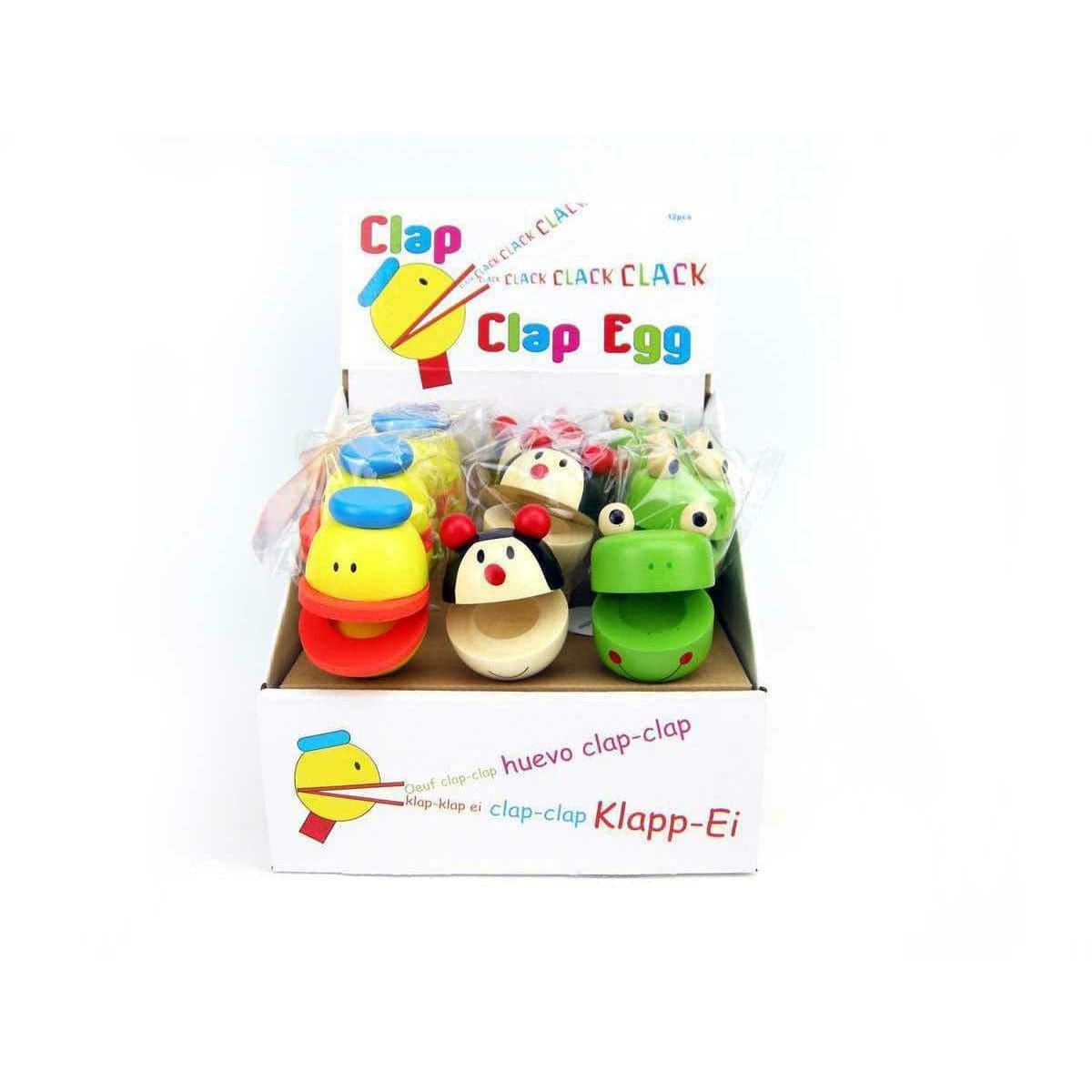 Clap Clap Egg on Stick Animal - Sensory Circle