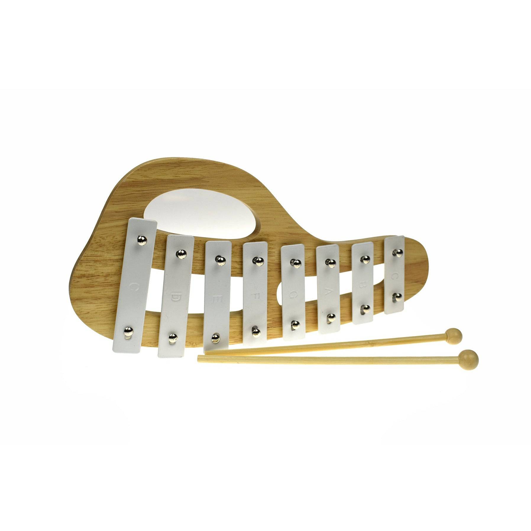 Classic Calm Wooden Xylophone Casper White - Sensory Circle