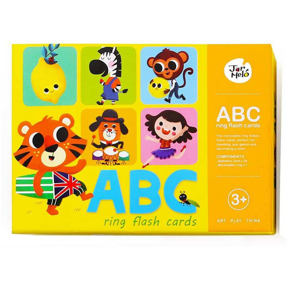 ABC -  Ring Flash Cards - Sensory Circle