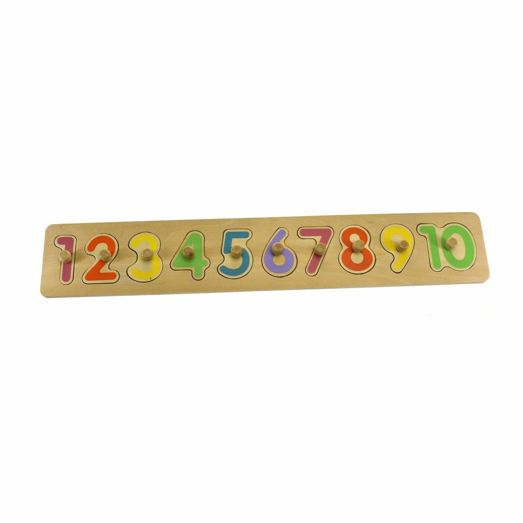 Numbers 1 - 10 Peg Puzzle - Sensory Circle