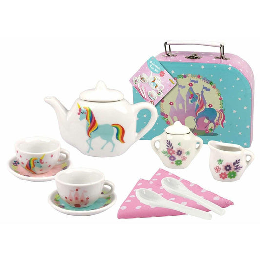 13 Pcs Unicorn Porcelain Tea Set
