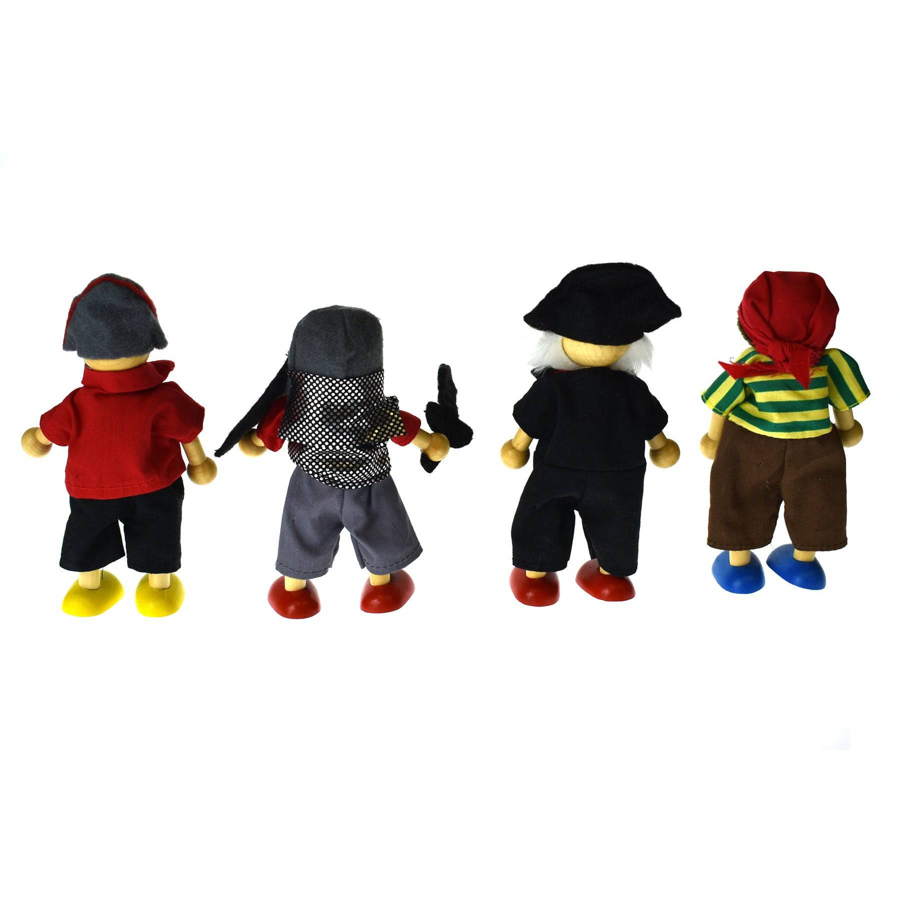 Price For 4 Assorted Pirate Flexi Doll - Sensory Circle