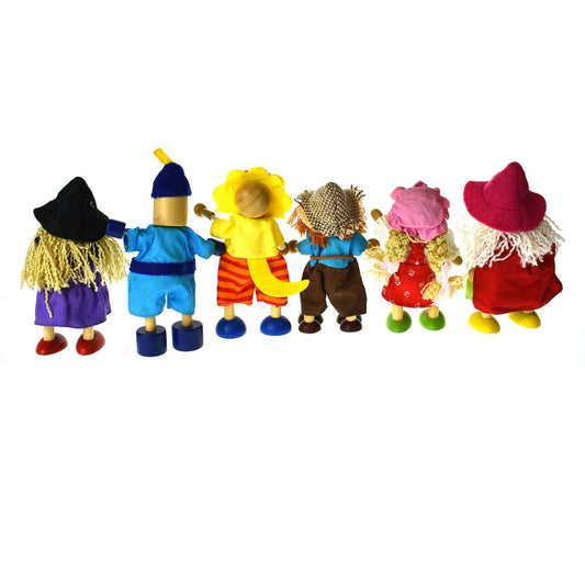Price For 6 Assorted Wizard Of Oz Flexi Doll