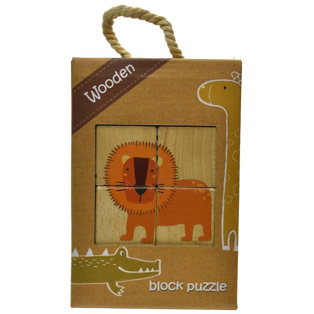 Wooden Block Puzzle Jungle Animal - Sensory Circle