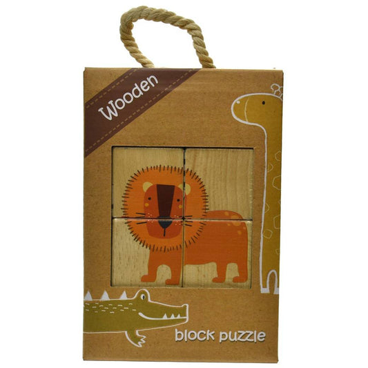 Wooden Block Puzzle Jungle Animal