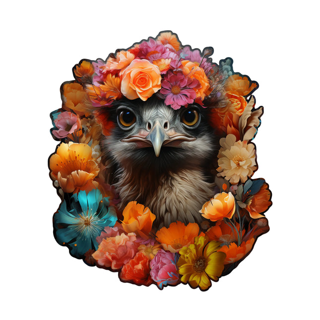 Emu Wooden Puzzle - Sensory Circle