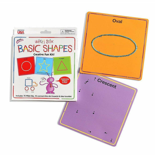 Wikki Stix Basic Shapes Card Set
