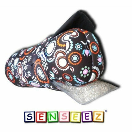 Senseez vibrating cushion - Adaptable Flower with colorful sensory patterns, designed to calm, connect and support families.