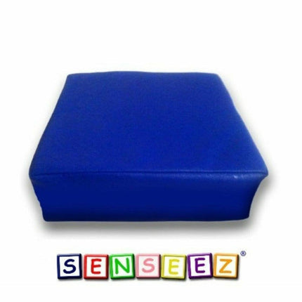 Senseez vibrating cushion - Blue Square (vinyl) designed to calm, connect and support sensory needs for all ages.