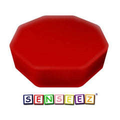 Senseez vibrating cushion - Red Octagon (vinyl) designed to help families thrive with tools to calm, connect and support.