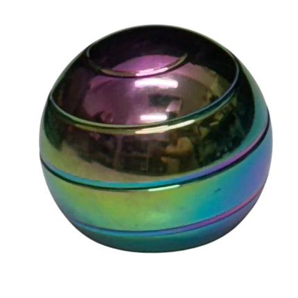 Gyroscope - 70gm with a smooth iridescent finish in shades of purple, blue, and green.