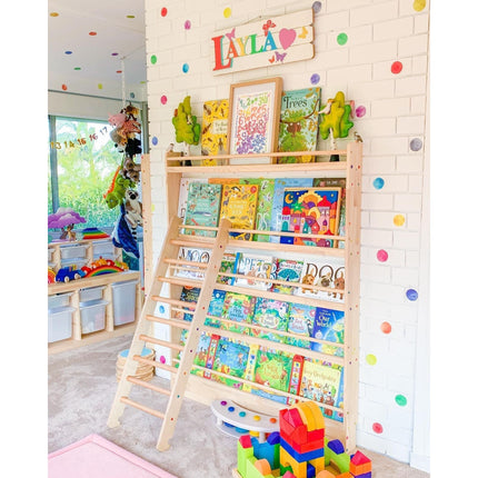 Front Facing Bookshelf with 5 Tier - SolidWood
