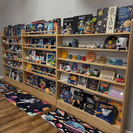 Front Facing Bookshelf with 5 Tier - SolidWood