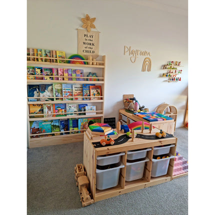 Front Facing Bookshelf with 5 Tier - SolidWood