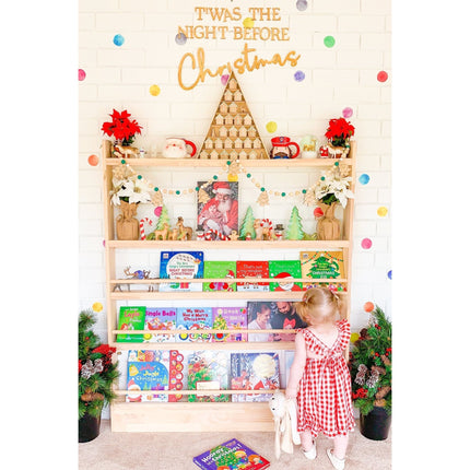 Front Facing Bookshelf with 5 Tier - SolidWood