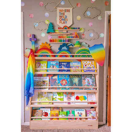 Front Facing Bookshelf with 5 Tier - SolidWood