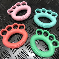 Paw" Grip Hand Exerciser & Emotional Regulation Tool in pastel colors, designed to calm and support families.