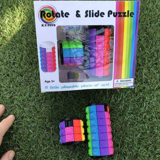 Slide and Rotate Cubes twin set