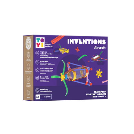 Aircraft Invention Building Kit - Toyi TINNITOTS