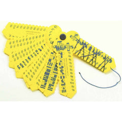 Learning Wraps Ups - Fraction educational yellow fraction teaching tool with black string for hands-on learning
