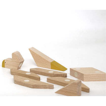 Wooden Magnetic - Stegosaurus Puzzle Toy - Sensory Circle