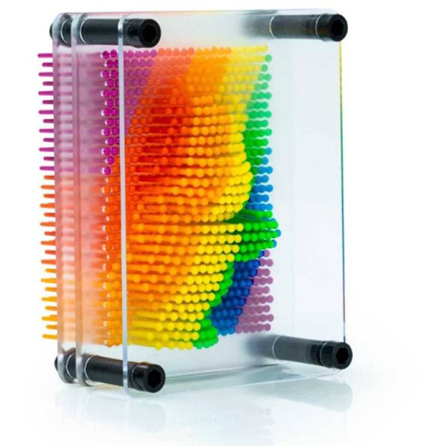 Small Rainbow Pin Art - Sensory Circle