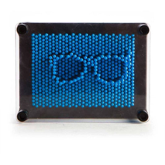 Blue Neon Pin Art